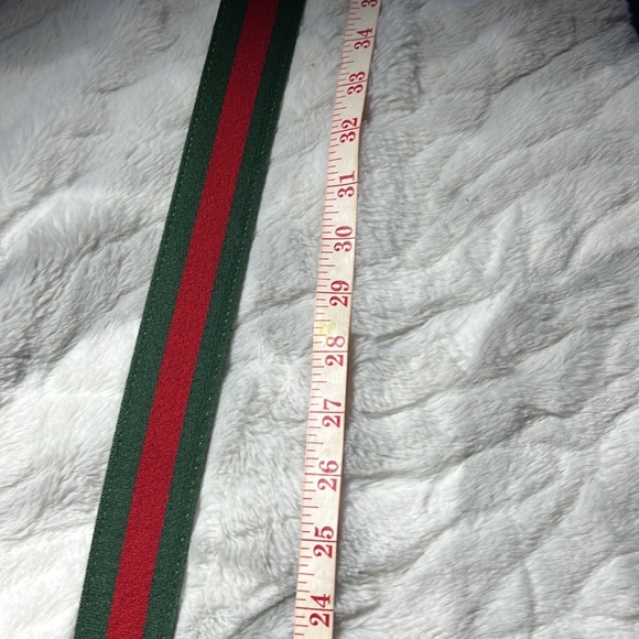 Gucci Web Belt Cream Leather Canvas with G Buckle - Picture 8 of 10